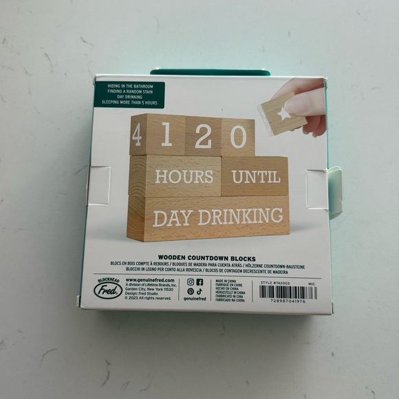 Genuine Fred Who’s Counting? - Parenting Countdown‎ Blocks - NWT - Picture 9 of 9